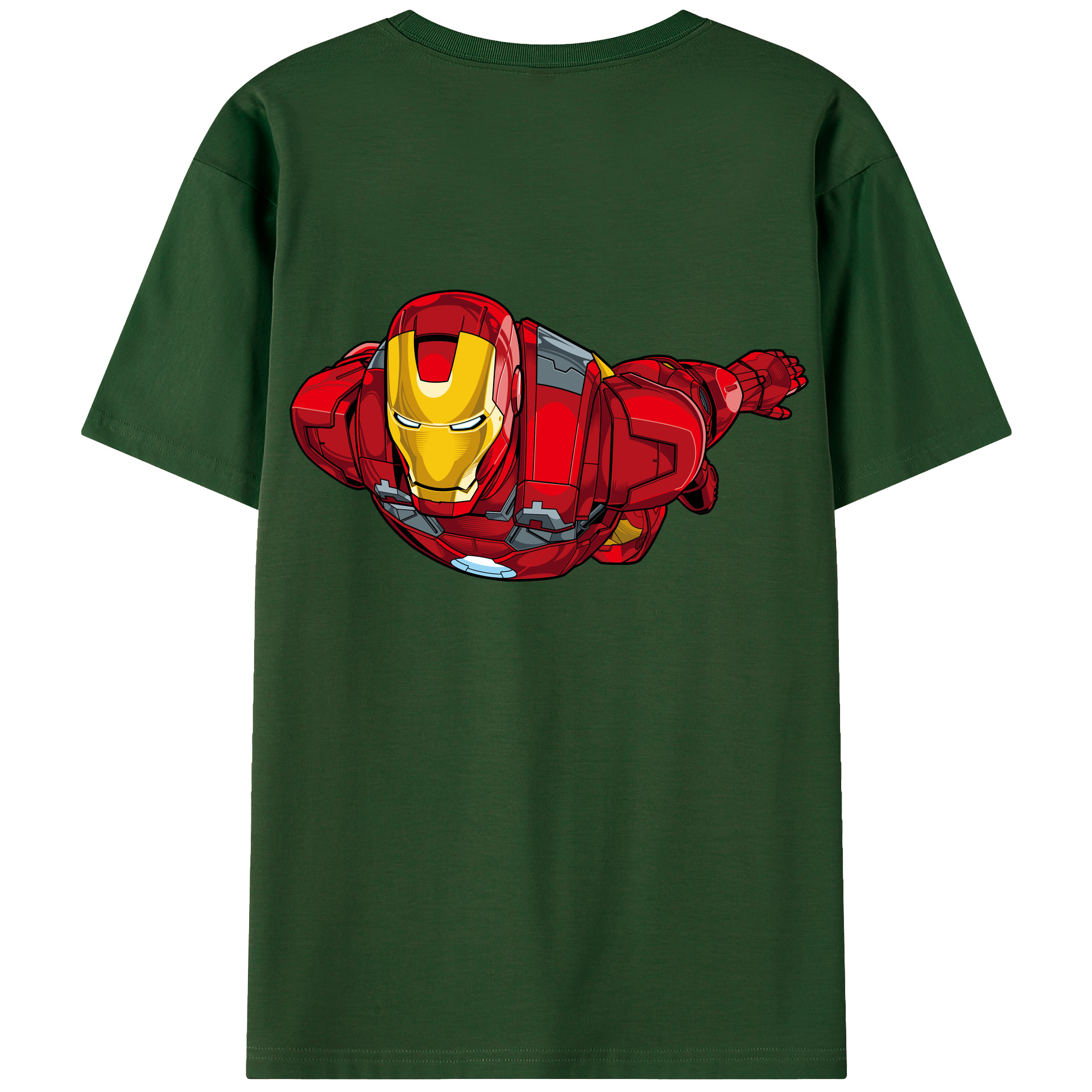 （画像用） アベンジャーズ The Avengers 綿100％半袖Tシャツ（背面プリント）